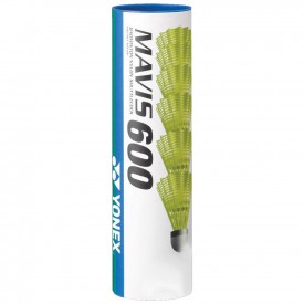 Volants Mavis 600 Jaune plastique Yonex