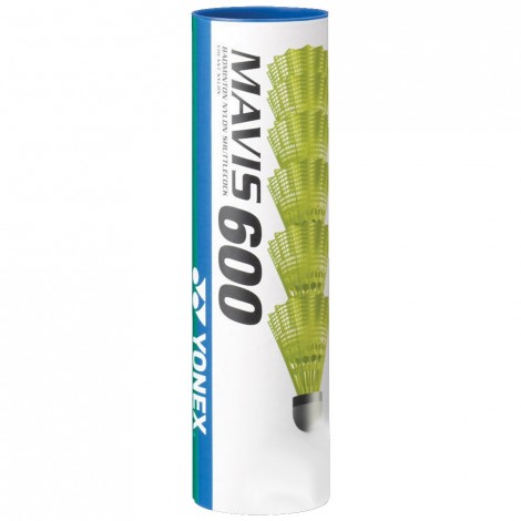 Volants Mavis 600 Jaune plastique Yonex