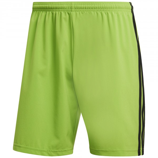 neon green adidas shorts