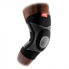 Genouillère 4-Way elastic avec contrefort gel et baleines à ressort - Mc David 5116