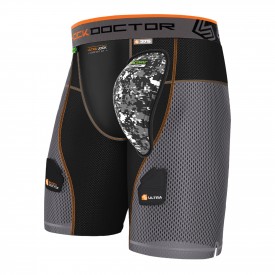 Short Hockey Ultra Power Stride avec Coquille AirCore Hard Cup - Shock Doctor 375