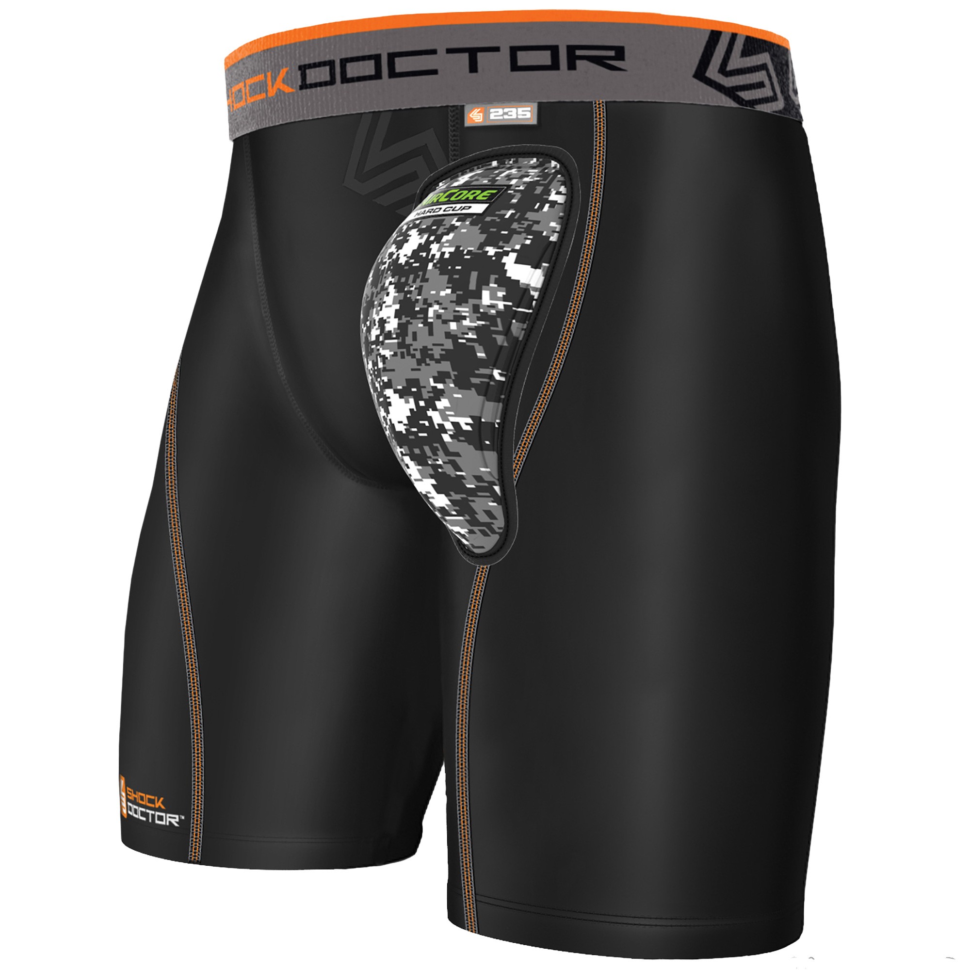 Short Shock Doctor de Compression pour Coquille