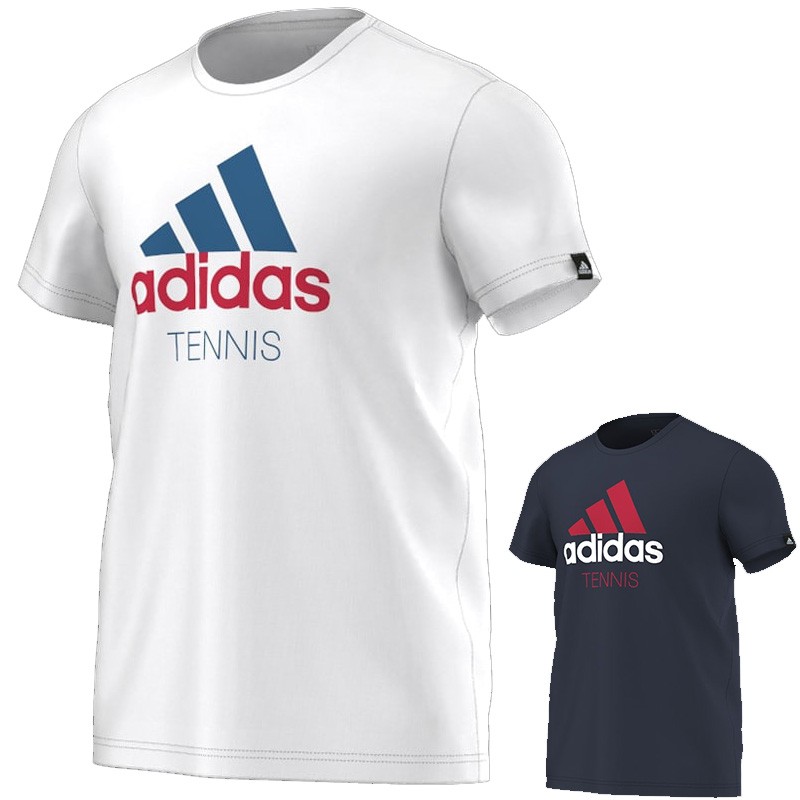 t shirt adidas tennis homme
