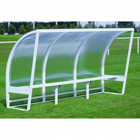 Abris de touche en aluminium Blanc - Hauteur 1.60m Sporti