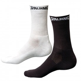 Chaussettes De Basketball Homme Moyennes - 3 Paires SPALDING