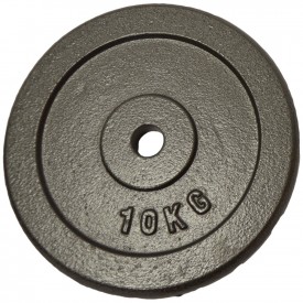 Poids disque en fonte 10 kg - Sporti 062759