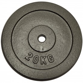 Poids disque en fonte 20 kg - Sporti 062760