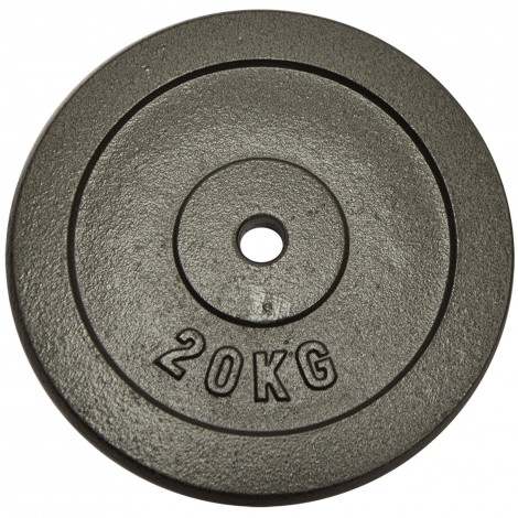 Poids disque en fonte 20 kg Sporti