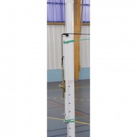 Poteaux de Volley Compétition diam. 90 Alu renforce (Treuil Externe) Sporti