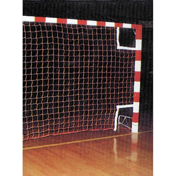 Filet de Handball PE tréssé 3 mm maille 100 simple Noir Sporti