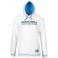 Sweat Team Hoody Blanc/Bleu ciel