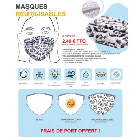Masque sublimé - - OXYGENE-S