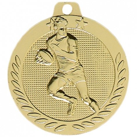 Médaille Rugby Or 40 mm Médaille Rugby Or 40 mm France Sport
