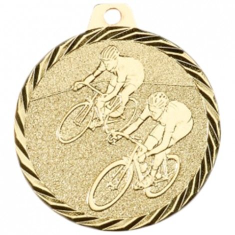 Médaille Cyclisme 50 mm Or Médaille Cyclisme 50 mm Or France Sport