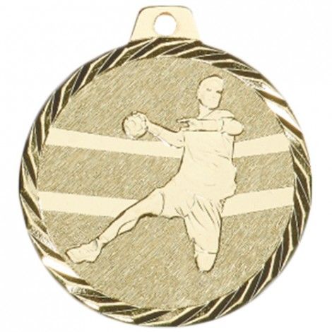 Médaille Handball 50 mm Or Médaille Handball 50 mm Or France Sport