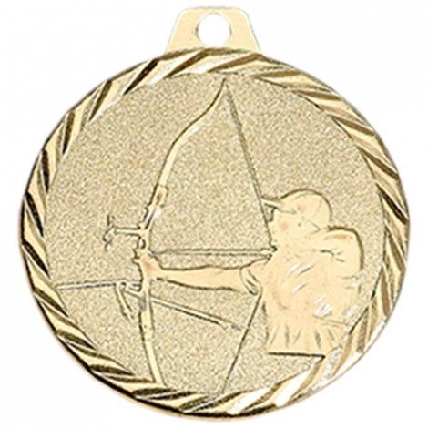 Médaille Tir à l'arc 50 mm Or Médaille Tir à l'arc 50 mm Or France Sport