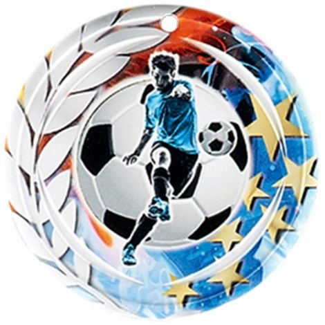 Médaille Céramique Football 70 mm Médaille Céramique Football 70 mm France Sport