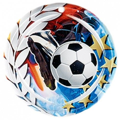 Médaille Céramique Football 70 mm Médaille Céramique Football 70 mm France Sport