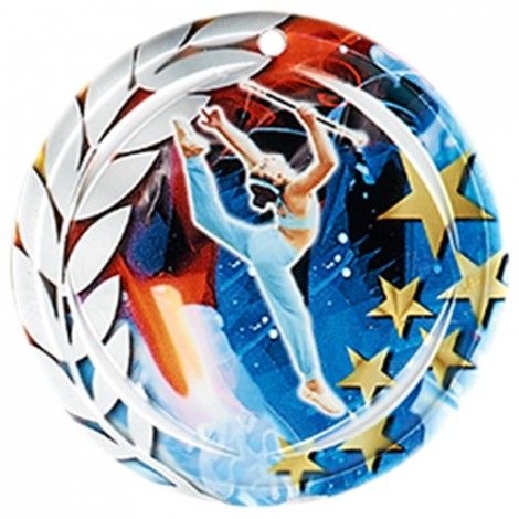 Médaille Céramique Majorette 70 mm Médaille Céramique Majorette 70 mm France Sport