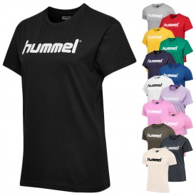 T-shirt cotton Logo HmlGO Femme Hummel