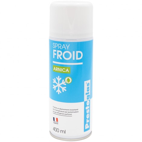 Bombe de froid à l'arnica 400 ml Prestoglas Sporti