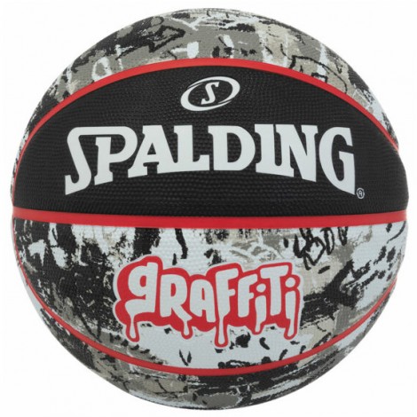 Ballon Graffiti Noir/Rouge Spalding