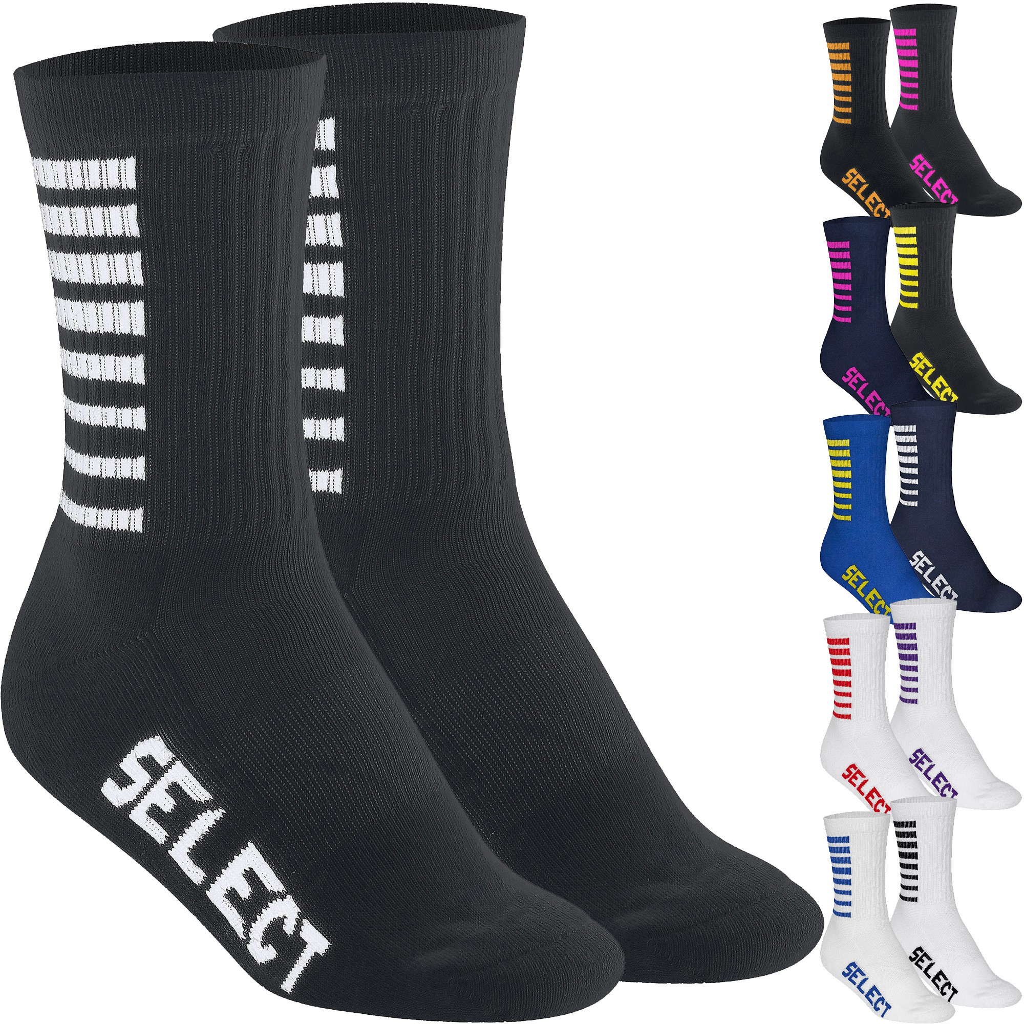 Pack de 3 paires de chaussettes Babolat Blanches pour Homme