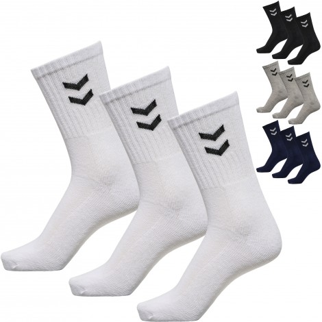 Pack 3 paires de chaussettes Basic Hummel