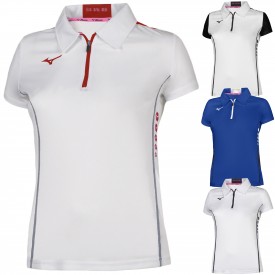 Polo zippé Hex Rect Femme Mizuno