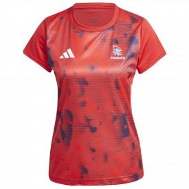 T-shirt d'entraînement FFHB Femme - Adidas A_IA8586