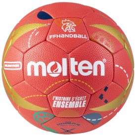 Ballon de handball FFHB Training HX3400 - Molten M_MHE-HX3400-RG