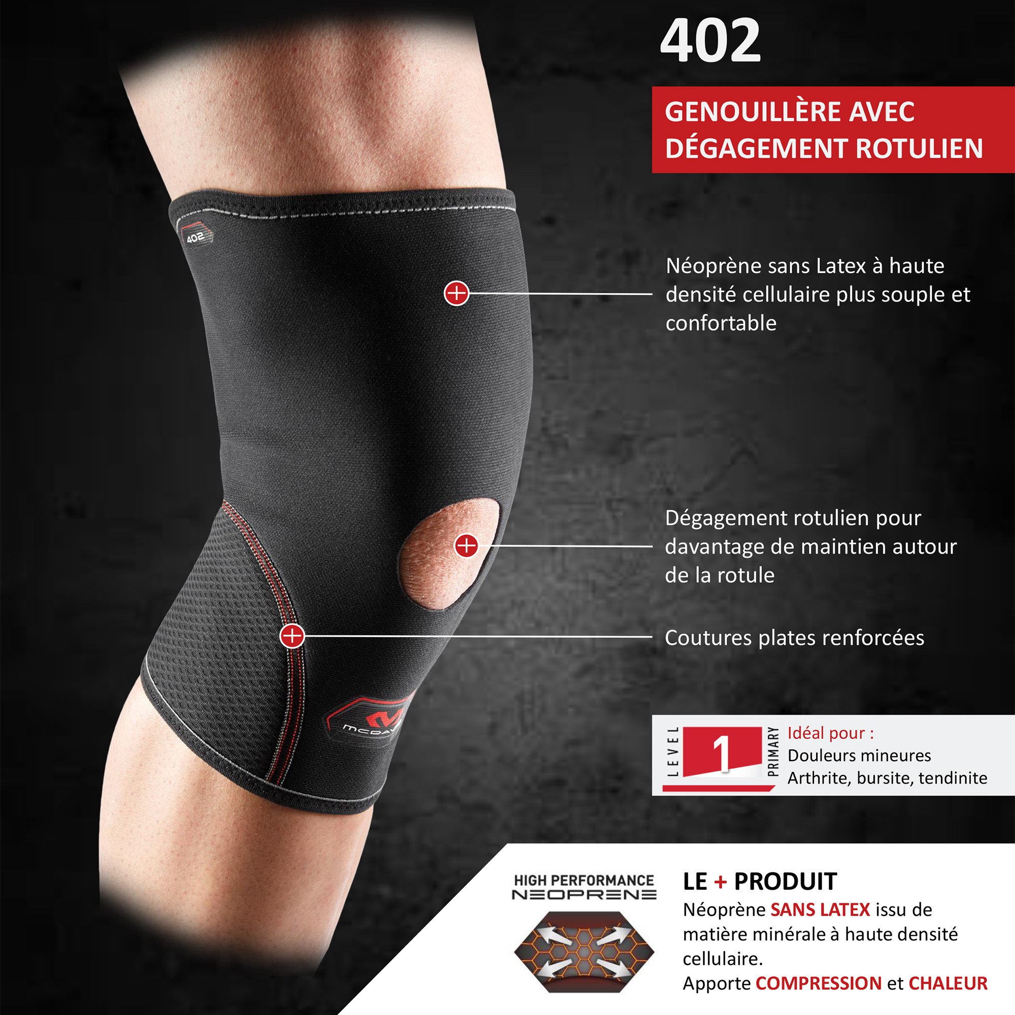 Genouillères de Sport cyclisme, orthèses de Compression