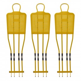 Lot de 3 Mannequins 180 cm - Jaune - Sporti 063471